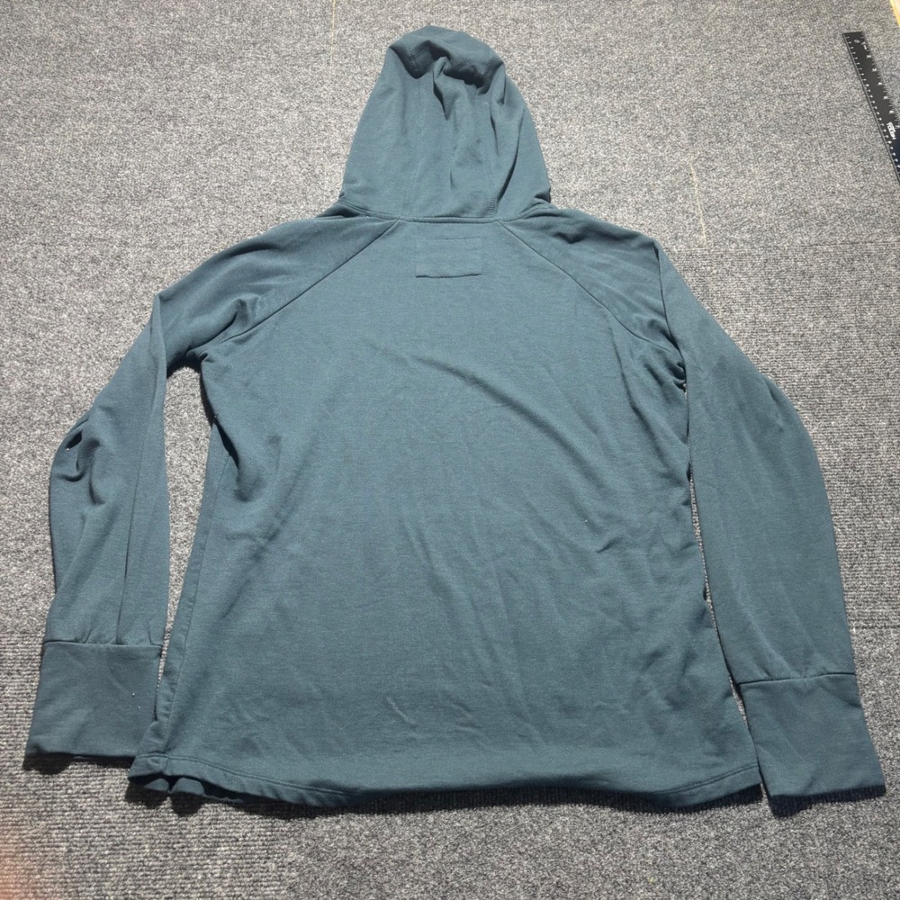 Free Fly Bamboo Hoodie XL Blue Green Slate Thumbhole Pullover Sweatshirt Mens